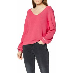 Tommy Jeans dámský růžový svetr - XS (XAV)